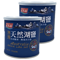HomeBrown 紅布朗 澳洲天然湖鹽, 300g, 2罐