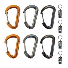 outdoor element Gearbiner Clip Set戶外露營扣環組 OEGCS 扣環6個 + 掛夾4個