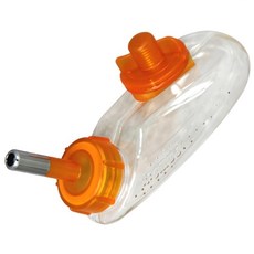 CrazyPAWS 瘋狂爪子 寵物掛式飲水器, 可拆式滾珠水壺 PP材質, 橘色, 1個