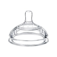 haakaa 三代配件 奶瓶用奶嘴 L號, 2個