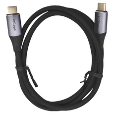 UGREEN 綠聯 USB C-Type C 3.1快充100W 高速傳輸10Gbps 4K影音 金屬殼編織 專業版, 1m, 黑色, 1條