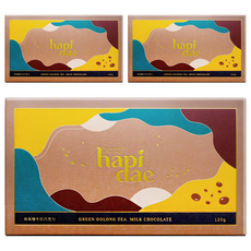 hapidae 綠烏龍牛奶巧克力, 小量包裝，外出攜帶方便，120g, 3盒