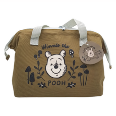 Winnie the Pooh 小熊維尼 森林維尼手提寬口保溫袋 聚酯纖維 鋁膜, 28 x 22.5 x 13cm, 沙棕色, 1個