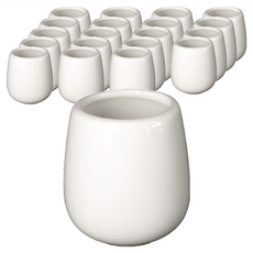 TATUNG 大同磁器 牙籤罐20個 - 簡約磁器牙籤收納 提升居家品味, 1組, 白色