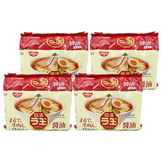 NISSIN 日清 拉王 非油炸速食麵 醬油 95g, 20包