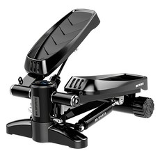 BN SPORTS 踏步機 附彈力拉繩 + 便利工具 + 減震地墊 + 潤滑油 FG001-1, 黑色, 43 x 33 x 21cm