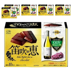 FUJIYA 不二家 笛吹之惠 洋酒夾心可可, 10枚入, 48g, 6盒