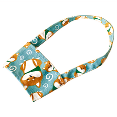 棉麻柴犬杯套 G655 天空藍, 5個, 1組