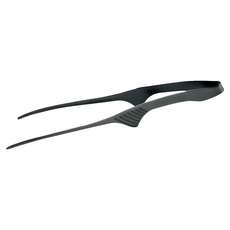 EBM 江部松商事 可站立不鏽鋼烤肉夾, 日本產 18-0 不鏽鋼, 24公分, 金/銀色, 黑色, 1支