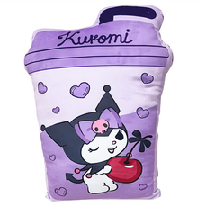 Sanrio 三麗鷗 果汁杯造型抱枕, 酷洛米紫色派對