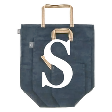 BAN INOUE 井上幡 日本製 CAYA 純棉蚊帳布蔬菜袋 海軍藍, 1個