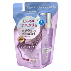 KUMANO 熊野油脂 DEVE 深層卸妝油補充包 紫色, 160ml, 濕手可用, 可卸除防水睫毛膏, 1包