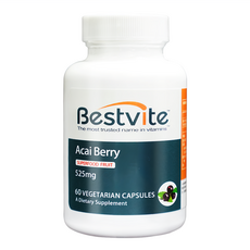 Bestvite 高濃縮巴西莓膠囊 525mg 素食膠囊, 60顆, 1罐