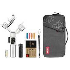 ZHIYUN 智雲 SMOOTH 5S 手機雲台 COMBO套裝 電影級防抖 正交三軸結構, 白色, 1個