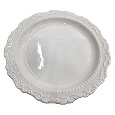 JUST HOME 8.75吋, 4件組平盤, 白色, 4個