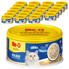 Me-O 咪歐 小確幸貓罐, 鮪魚濃湯, 80g, 24罐