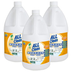 do it 多益得 ALL Clean 酵素廚房清潔劑, 全新升級 泡沫/噴霧噴頭, 3.785L, 3桶