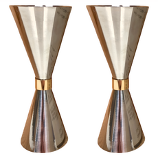 金環 30/45ml 刻度盎司杯 304不鏽鋼, 銀色, 銀色 金環, 1個