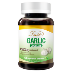 Lovita 愛維他 無味大蒜精素食膠囊 100倍超高濃縮 5000mg, 60顆, 0.3g, 1罐