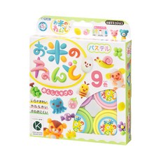 GINCHO 銀鳥 米粘土趣味淺色組 (881024), 9色, 安心素材，米粉、水、食鹽製成, 270g, 1組