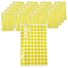 華麗牌 彩色標籤 WL-2030Y, 黃色, 1056張, 20包