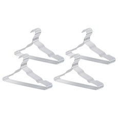 Craftsman In Storage 收納職人 輕奢超輕量無痕防滑太空鋁合金衣架 41cm, 20個, 閃耀銀