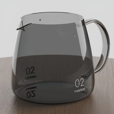 HARIO 好璃奧 V60 BARISTA 02咖啡壺 VBS-60-GR-TW, 600ml, 1個, 單件