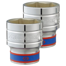 KING TONY 金統立 1/2 DR 公制六角標準套筒 KT433516MR, 2個