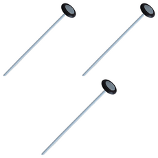 Spirit 精國 簡便 神經鎚 加長型 CK-504 黑色, 3支