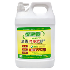 HungindoN 悍菌遁 清香消毒液 殺菌消毒防黴, 3.785L, 1桶