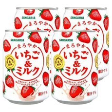 SANGARIA 草莓牛奶, 275ml, 4罐