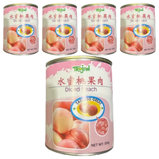 Trojan 傳佳 水蜜桃果肉, 850g, 5罐