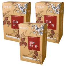 御復珍 頂級杏仁粉, 真空包裝 品質細膩 四次研磨 口感溫潤醇厚 香味自然清新, 350g, 3盒