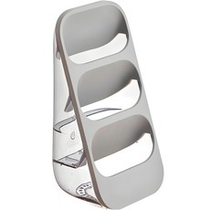 Goodipudi 3層餐具瀝水收納架, 1個, 灰色