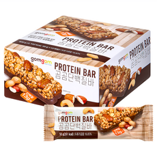 gomgom 蛋白營養穀物棒 Set, 600g, 1盒