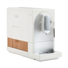 BRUnO 全自動義式咖啡機 可製作奶泡拉花, 杏仁白, BOE121-WH-KE