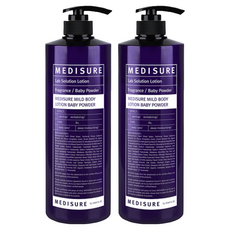 MEDISURE 溫和身體乳 Lab Solution Lotion 鎮靜/賦活 深層保濕, 1L, 2瓶
