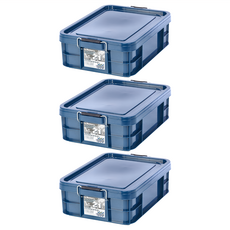 KEYWAY 聯府 強固型掀蓋整理箱 YKK212, 藍, 3個