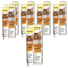 Gim Cat 俊寶俊喵 雙效化毛膏, 含美味起司及純天然芳香麥芽, 50g, 化毛, 6條