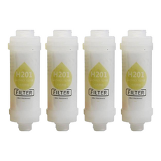 蓮蓬頭過濾 香氛淨水器 適用於家用蓮蓬頭、水龍頭、旅遊飯店, 牛奶, 4個