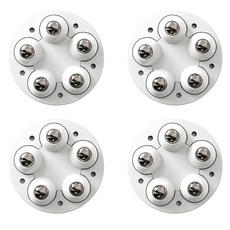 小麥購物 粘貼式萬向輪滑輪 L428 白色, 4個