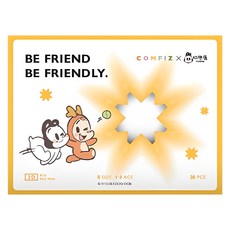 COMFIZ 康菲 兒童3D醫療口罩 狗與鹿聯名 幼幼 S 1~3歲, 20片, 狗與鹿家人團聚篇, 1盒