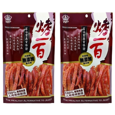 烤一百 香烤雞腿肉絲 低溫烘焙 低脂肪 無添加防腐劑 台灣產, 新鮮雞肉, 110g, 2包