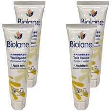 Biolane 法貝兒 液態爽身粉，植物萃取配方，舒緩乾燥肌膚, 100ml, 4條