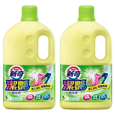 Haiter 新奇 台灣公司貨 漂白水 淡雅花朵香 綠色, 2L, 2桶