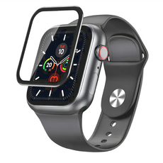 TOTU 拓途 PG-7系列 高清保護貼 高清高透 還原畫質, Apple Watch 42mm, 透明 + 黑邊, 1個