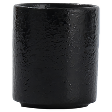 WORTH IT 渥思 日式復古陶瓷茶杯, 1個, 黑珍珠