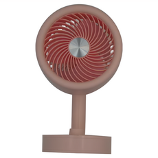 CCHING 青青文具 簡約台式風扇, 90度可調節, YS-2259B, 粉色