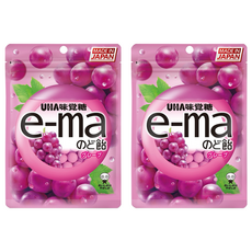 e-ma UHA味覺糖 葡萄味 50g, 2包