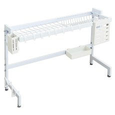 dayneeds 日需百備 簡約風廚房水槽架 85cm大款 SBB-8501-WH 3.84kg, 白色, 1層, 1個